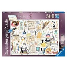 Crazy Cats Alphabet 500pc Jigsaw Puzzle